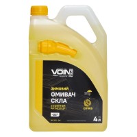 Омивач автомобільний VOIN -22 Citrus з ефектом антидощу 4л (VOIN W5 CS -22)