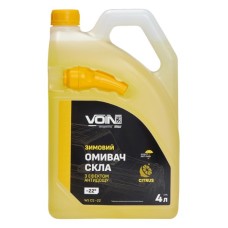 Омивач автомобільний VOIN -22 Citrus з ефектом антидощу 4л (VOIN W5 CS -22)