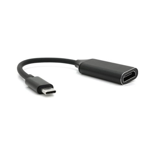 Перехідник USB-C to HDMI F 0.1m 4K black Voltronic (YT-C-Type-C(M)/HDMI(F)Bk)