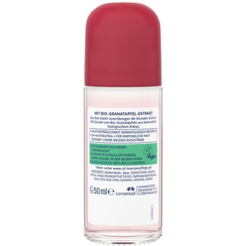Дезодорант CD Гранат Кульковий 50 мл (4045612007906)