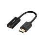Перехідник Display Port M to HDMI F 4K30Hz black Ugreen (40363)