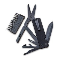 Мультитул Roxon KS2E Noir, чорне лезо, чорний (KS2ENoir)
