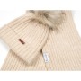 Шапка дитяча Na з шарфом (NA 1180-50-beige)
