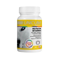 Вітаміни для собак Unicum PREMIUM EXTRA SIZE мультивітамін 100 табл. (4820275971678)
