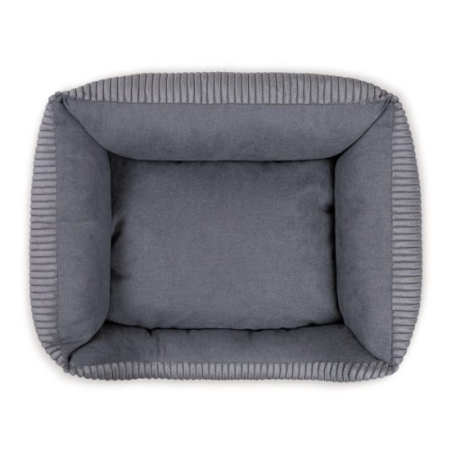 Лежак для тварин Pet Fashion DEVID 62х50х19 см темно-сірий (4823082444519)
