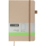 Книга записна Buromax Etalon 125x195 мм 96 листів без лінівки обкладинка зі штучної шкіри Золота (BM.291060-23)