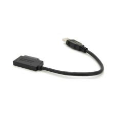 Перехідник USB 3.0 AM to Slimline SATA 13 pin 0.12m for ODD black Voltronic (YT-C3.0-SATA/0.12)