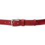 Ремінь Grande Pelle Жіночий шкіряний Червоний (11262)