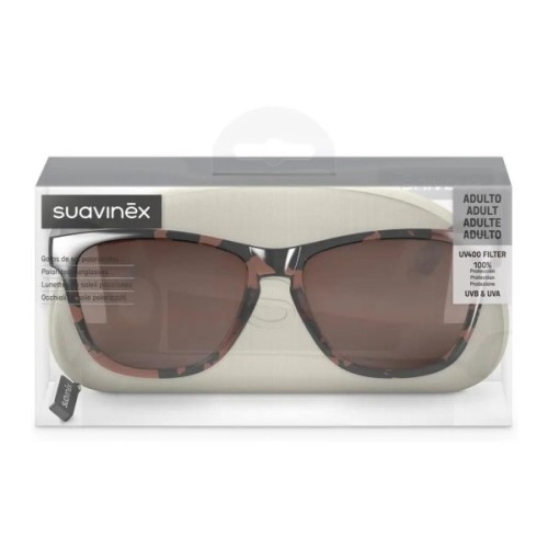 Дитячі сонцезахисні окуляри Suavinex ADULT, напівкругла форма, коричневі (308559)