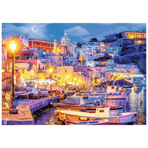 Пазл Trefl Острів Прочіда вночі, Італія 1000 елементів (5900511107944)