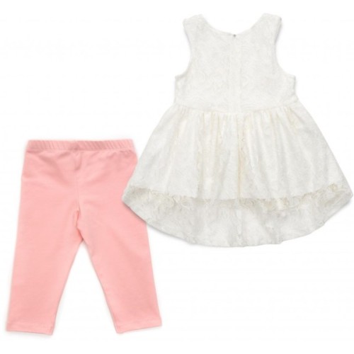 Плаття дитяче Breeze туніка мереживна (12952-80G-cream)