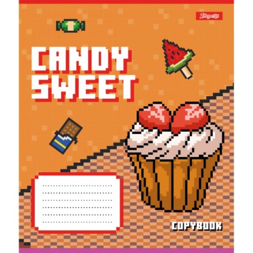 Зошит 1 вересня Candy sweet А5 12 аркушів коса лінія (767201)