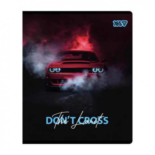 Зошит Yes Don't cross А5 12 аркушів клітинка (768577)