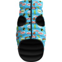 Курточка для тварин WAUDOG Clothes "Ліга Справедливості у блакитному" L 65 (0965-4002)