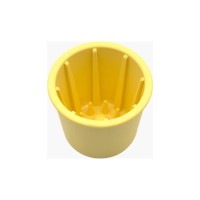 Універсальний посуд для тварин Fiboo Snack Fibeek стакан для повільного злизування ласощів та їжі, жовтий (FIB0241)