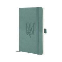 Книга записна Axent Partner Soft Skin Воля 125x195 мм 96 аркушів, клітинка сіро-лазурна (8616-48-6-A)