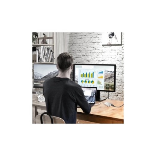 Адаптер USB-A to 2xHDMI F dual display J5create (JUA365-N)