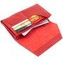 Гаманець Grande Pelle Глянсовий на магніті Червоний (11318)