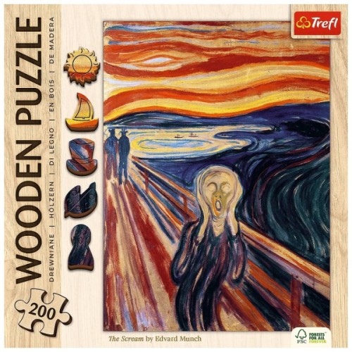 Пазл Trefl Wooden Крик 200 елементів (5900511202526)