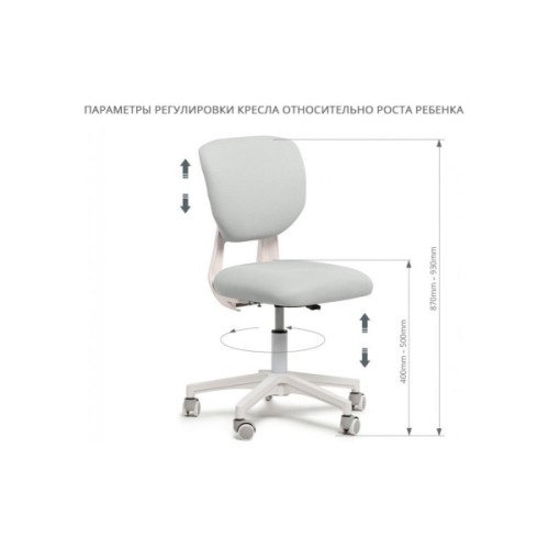 Дитяче крісло FunDesk Buono Grey (221782)