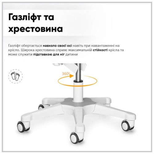 Парта з кріслом ErgoKids TH-330 W/G + Y-208 G