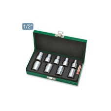 Набір торцевих головок Toptul TORX 1/2" E10-E24 9шт. (зірка Давида) (GAAD0907)