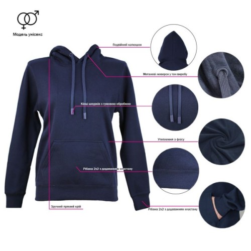 Худі NikiBo Essential сірий M (10090101-07M)