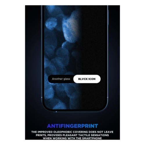 Скло захисне Armorstandart Supreme Black Icon 3D Apple iPhone 15 Pro Black (ARM68223)