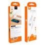 Дата кабель USB 2.0 AM to Micro 5P 1.0m 2.4A X196 white WUW (6972573335572)
