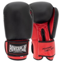Боксерські рукавички PowerPlay 3004 Classic Чорно-Червоні 10 унцій (PP_3004_10oz_Bl/Red)
