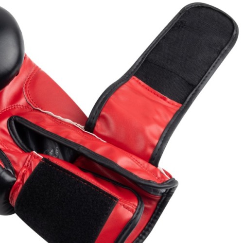 Боксерські рукавички PowerPlay 3004 Classic Чорно-Червоні 10 унцій (PP_3004_10oz_Bl/Red)