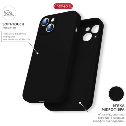 Чохол до мобільного телефона Intaleo SoftShell Apple iPhone 14 Black (1283126557682)
