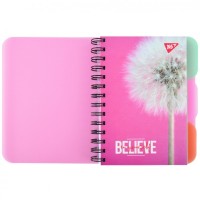 Блокнот Yes В6 Believe in yourself 144 аркуша пластикова обкладинка (681986)