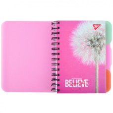 Блокнот Yes В6 Believe in yourself 144 аркуша пластикова обкладинка (681986)