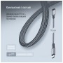 Перехідник USB-C M to Lightning F 0.17m gray ColorWay (CW-AD-CL)