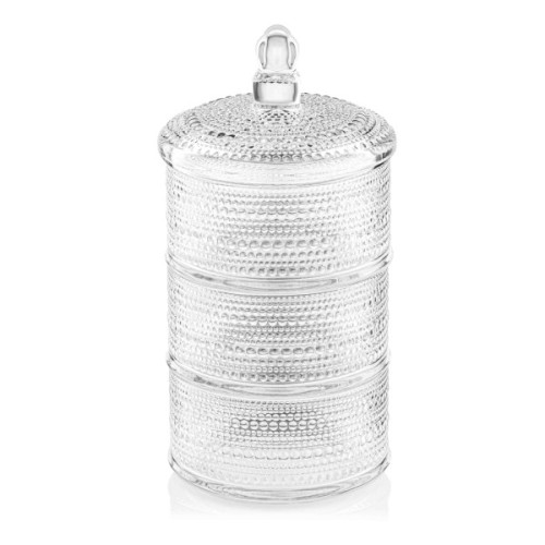 Цукорниця Ardesto Verbena, 12,5 х 25,5 см, скло, прозорий (AR5021)
