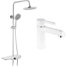 Душовий гарнітур Kroner Armada-W065 + змішувач Essen-W010 (CVS30223)