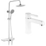 Душовий гарнітур Kroner Armada-W065 + змішувач Essen-W010 (CVS30223)