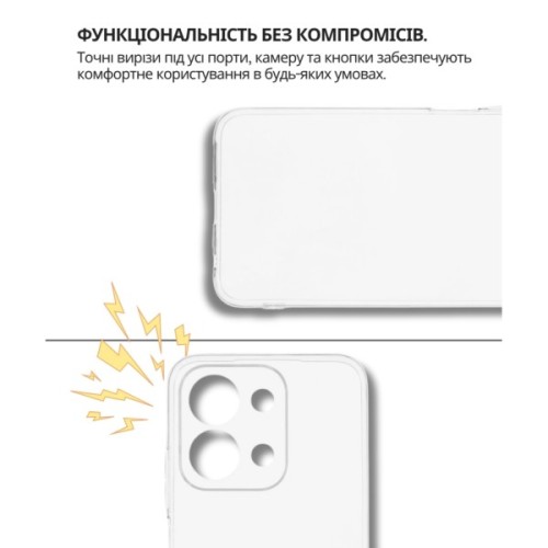 Чохол до мобільного телефона BeCover Silicone Poco C85 4G Transparent (714676)