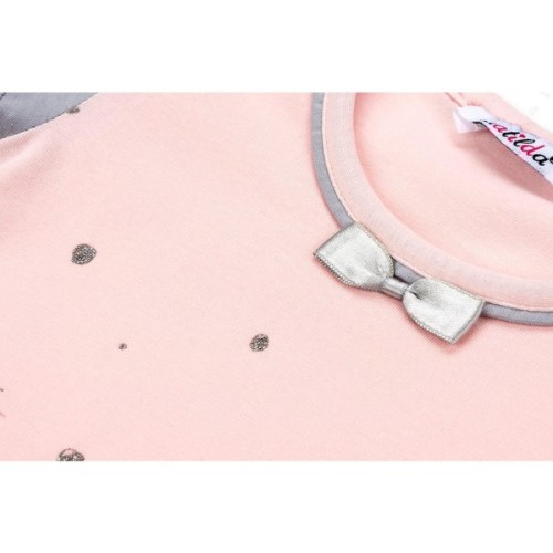 Піжама дитяча Matilda сорочка Із зірочкамі (7992-2-98G-pink)