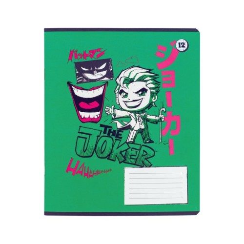 Зошит Kite DC Comics, 12 аркушів, клітинка (DC25-232)