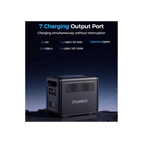 Зарядна станція Choetech 1200W 1024Wh (BS068-BQB)