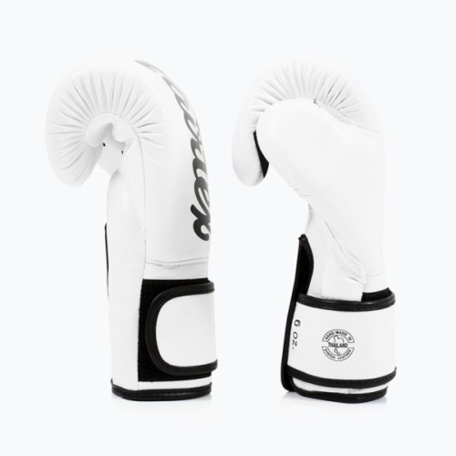 Боксерські рукавички Fairtex BGV14 White 16 унцій (бинти в комплекті) (BGV14_16oz_White)