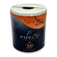 Паперові рушники Papela Lux 2 шари 300+25 відривів 1 рулон (4820270940297)