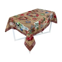 Скатертина Прованс гобеленова Wooden 134х240 см (4823093435995)