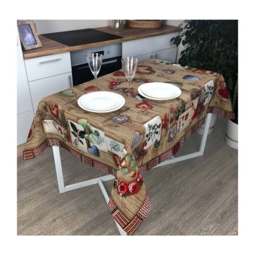 Скатертина Прованс гобеленова Wooden 134х240 см (4823093435995)