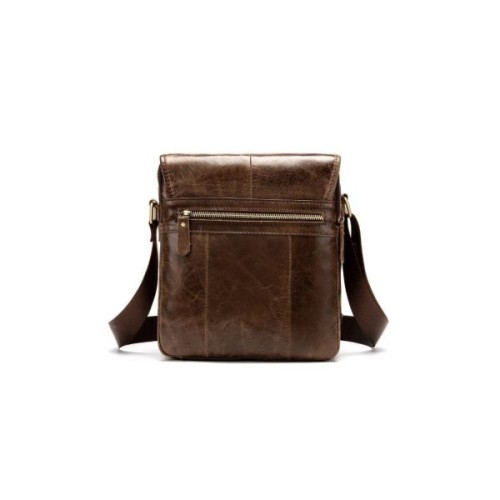 Сумка Vintage Вертикальна чоловіча Коричнева (14863)