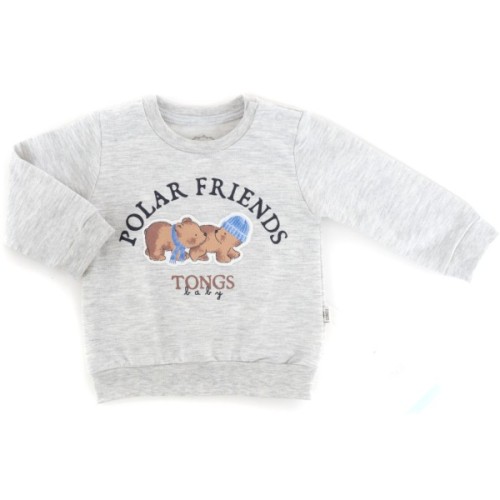 Спортивний костюм дитячий Tongs з ведмедиками (4863-92B-gray)