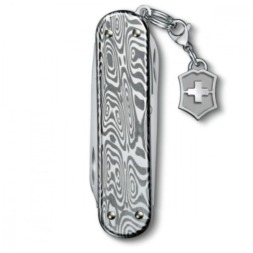 Ніж Victorinox Classic SD Brilliant Damast + брелок-лого (0.6221.34)