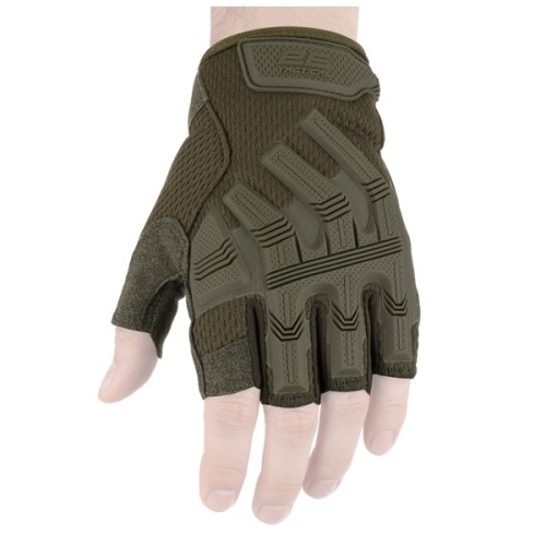 Тактичні рукавички 2E безпалі M зелені (2E-TACTGLOSUM-M-OG)